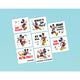 Mickey Mouse Forever Favor Tattoos 8pk