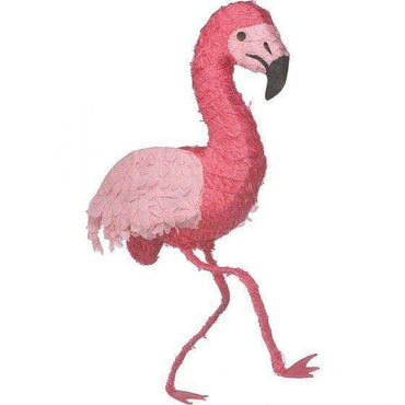 Pink Flamingo 3D Shape Pinata Each