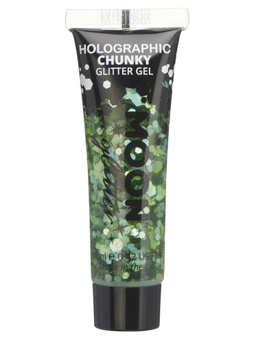 Green Holographic Chunky Glitter Gel 12ml Each