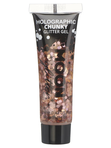 Rose Gold Holographic Chunky Glitter Gel 12ml Each