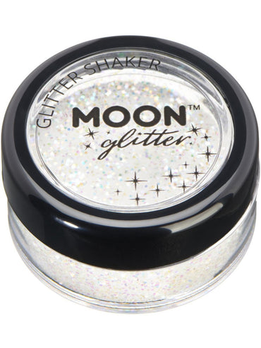 White Iridescent Glitter Shakers 5g Each