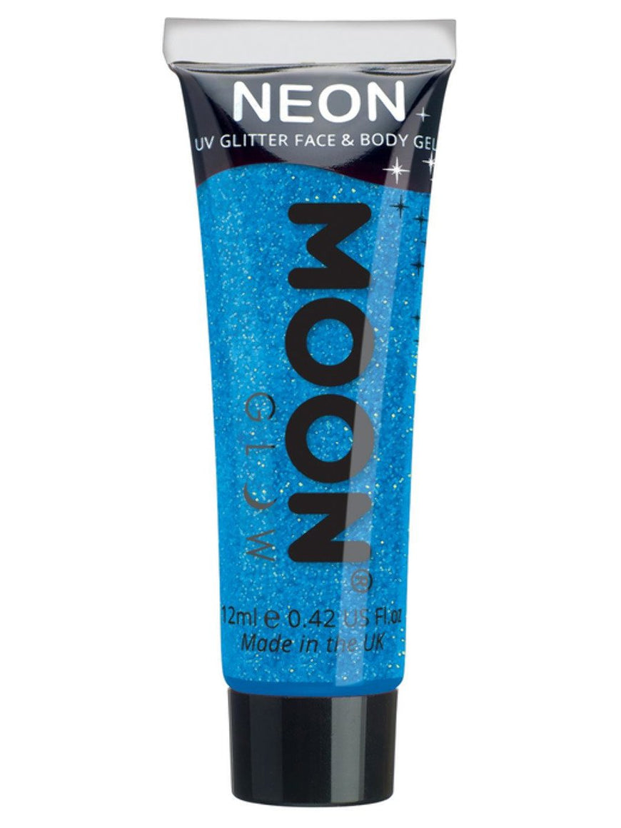 Blue Neon UV Fine Glitter Gel 12ml Each