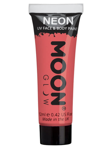 Pastel Coral Pastel Neon UV Face Paint 12ml Each