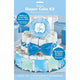 Baby Shower Blue Deluxe Diaper Cake Kit Each