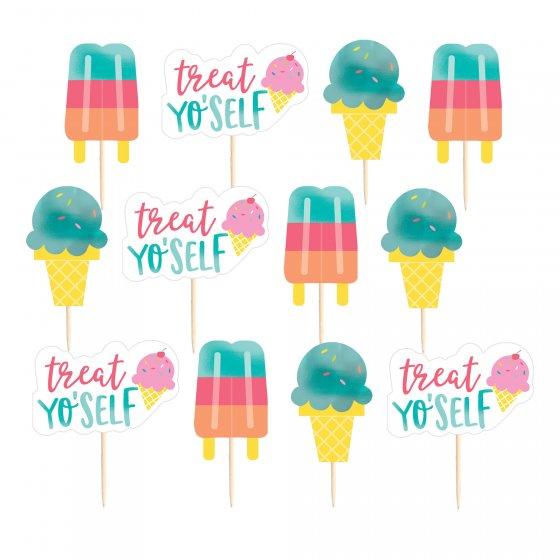 Just Chillin Ice Cream Assorted Picks 8cm 24pk