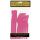 Bright Pink Premium Plastic Cutlery Set 24pk