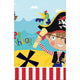 Little Pirate Plastic Tablecover 1.37m x 2.43m Each