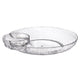 Clear Hammered Look Premium Chip & Dip Tray 38cm Each