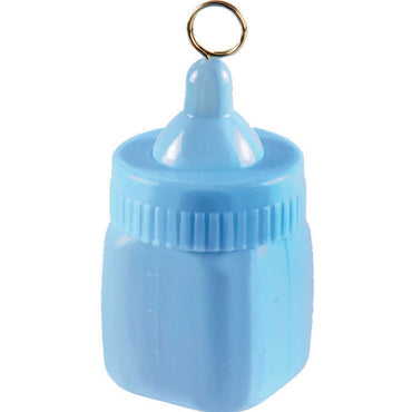 Baby Bottle Blue Balloon Weight - Party Savers