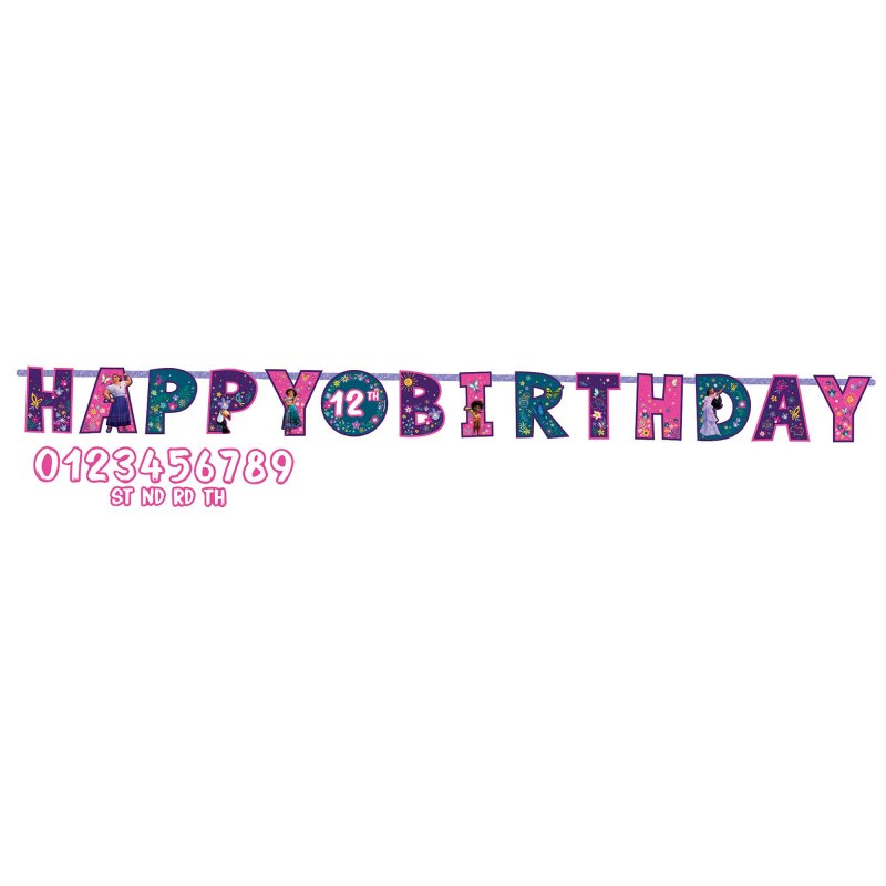 Encanto Happy Birthday Add-An-Age Banner Each