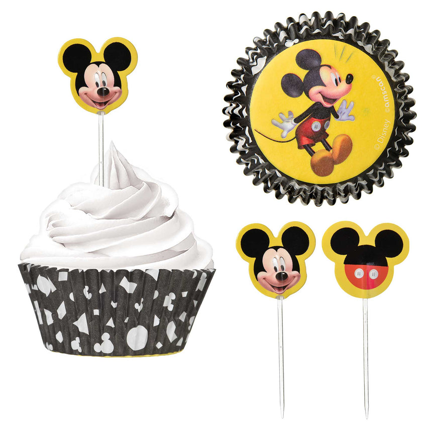 Mickey Mouse Forever Cupcake Cases & Picks Set 48pk