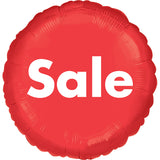 P.O.P. Sale Foil Balloon 45cm Un-Packaged - Party Savers