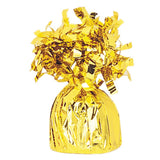 Gold Prismatic Foil Balloon Weight - Party Savers