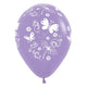 Butterflies & Dragonflies Fashion Lilac Latex Balloons 30cm 6pk