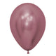 Metallic Reflex Pink Latex Balloons 30cm 12pk - Party Savers