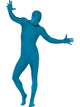 Men's Costume - Blue Second Skin Suit - Party Savers