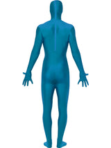 Men's Costume - Blue Second Skin Suit - Party Savers