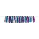 Sparkling Sapphire Tassel Ribbon Garland Each 183cm