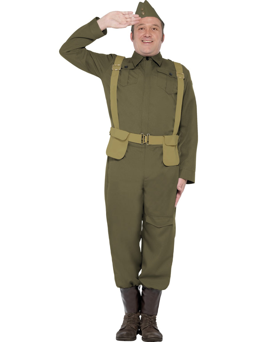 Mens Costume - WW2 Home Guard Private - Party Savers