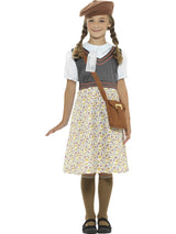 Girls Costume - Evacuee School Girl - Party Savers