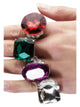 Assorted Colourful Jewel Rings