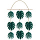 Aloha Palm Leaf Faux Hanging Decoration Each