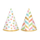 Confetti Fun Mini Cone Hats Cardboard & Foil 12pk - Party Savers