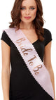 Bride To Be Sash Pink and Gold - Party Savers