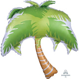 Summer Scene Palm Tree Foil Balloon 74cm x 83cm - Party Savers