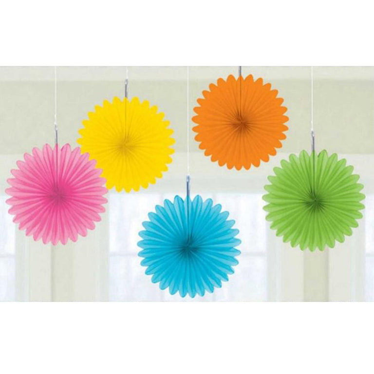 mini fan decorations 6in 5pk $ 4 . 50 $ 4 . 95 or make 4 interest free ...