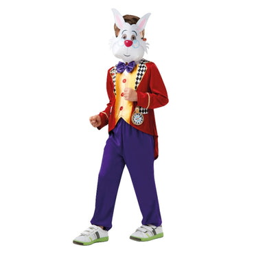 Boys Costume - White Rabbit Alice In Wonderland - Party Savers