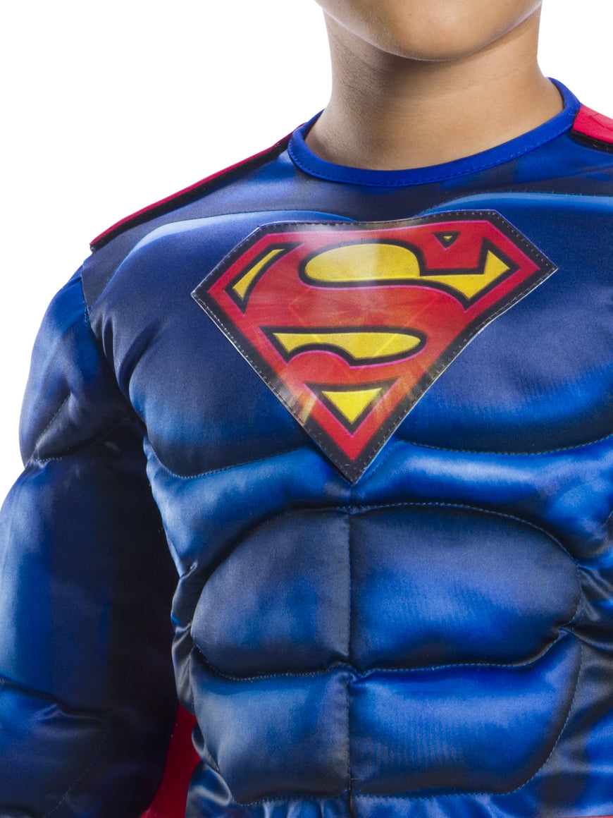 Boys Costume - Superman Deluxe Lenticular Costume