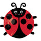 Happy Lady Bug balloon 45cm x 48cm - Party Savers