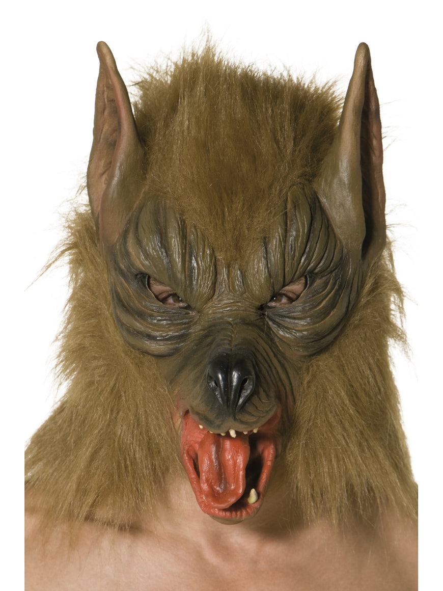 Brown Wolf Mask - Party Savers