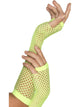 Green Fishnet Gloves - Party Savers