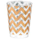 Rose Gold Premium Chevron Tumbler 295ml 20pk