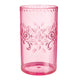 Boho Vibes Pink Debossed Floral Tumbler Each