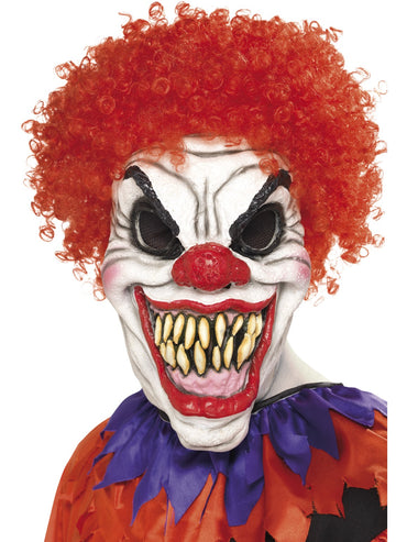 White Scary Clown Mask - Party Savers