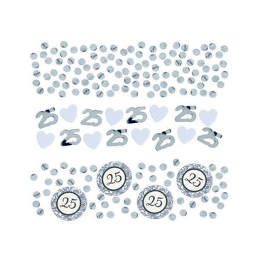 25th Anniversary Confetti 34g - Party Savers