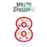 Number 2 Candle With Cake Topper - Party Savers