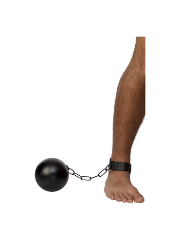 Black Ball and Chain for Convicts and Stags - Party Savers