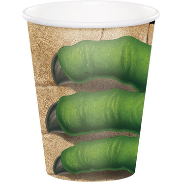 Dino Blast Beverage Cups 266ml 8pk - Party Savers