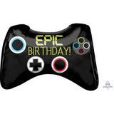 Epic Party Game Controller SuperShape Foil Balloon 71cm x 45cm Each