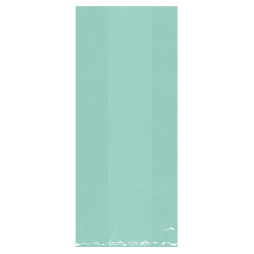 Robin Egg Blue Small Cello Party Bags 25pk - Party Savers