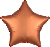 White Satin Star Foil Balloon 48cm - Party Savers