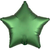 Black Satin Star Foil Balloon 48cm - Party Savers