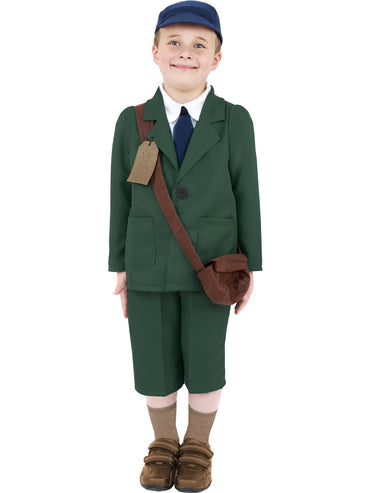 Boys Costume - World War II Evacuee Boy - Party Savers