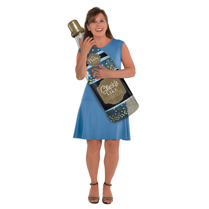 Over The Hill Golden Age Inflatable Bottle Photo Prop 25cm x 91cm Each