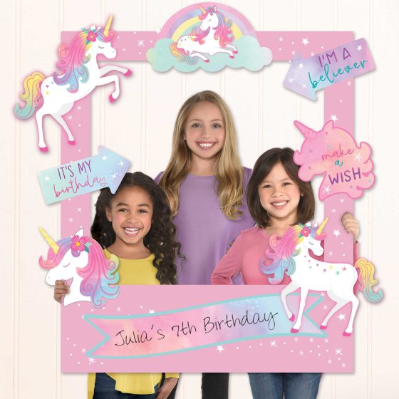 Enchanted Unicorn Customisable Photo Frame 89cm x 76cm 15pk