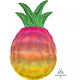 Holographic Iridescent Pineapple Supershape Foil Balloon 43cm x 78cm Each